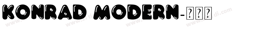 Konrad Modern字体转换